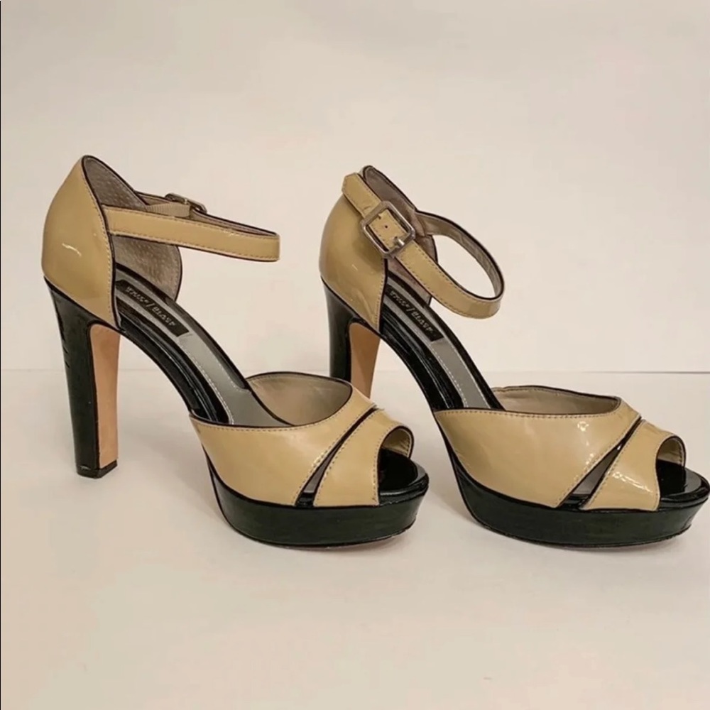 White House Black Market Perp Toe Heels